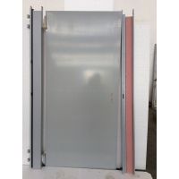 800X2150H SX REI 120 CTG CLASSIC PEDONALE PER INTERNI CONFORME UNI 9723 COMPLETA DI TELAIO ABBRACCIANTE SPESSORE 125 MM. SERRATURA E MANIGLIA FINITURA IN LAMIERA PREVERNI- CIATA RAL 7035 GRIGIO